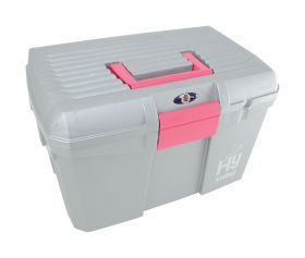 HySHINE Tack Box Silver - Raspberry