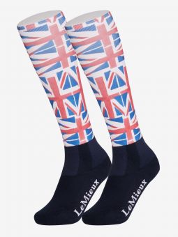 LeMieux Footsie Sock - Union Jacks -  LeMieux
