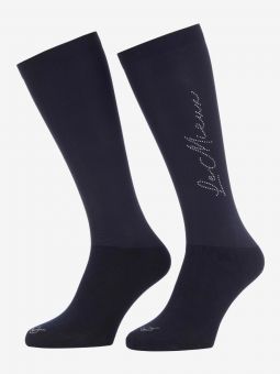 LeMieux Sparkle Competition Sock - Navy - LeMieux