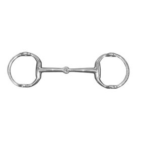 JHL Pro Steel Cheltenham Gag Eggbutt Snaffle