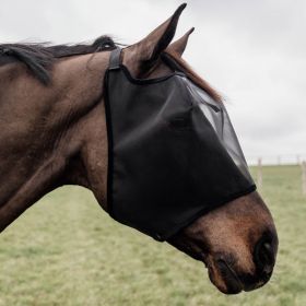 Kentucky Horsewear Fly Mask Classic without ears - Black - Kentucky Horsewear