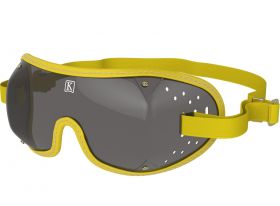 Kroops Racing Goggles - Smoked Lens  Yellow