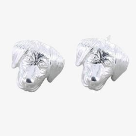 Reeves & Reeves Labrador Dog Sterling Silver Earrings -  Reeves & Reeves