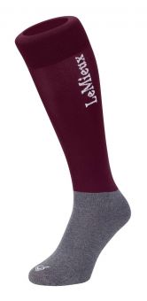 LeMieux Competition Sock (Twin Pack) - Burgundy