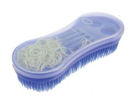 Lincoln Ultimate Brush with Plaiting Kit  Blue - White