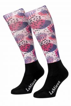LeMieux Footsie Sock-Abstract Palm-One Size UK 4-8 - Clearance - LeMieux
