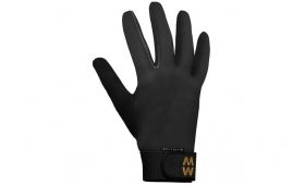 Macwet Climatec Equestrian Gloves - Long Cuff-Black-7 - Macwet
