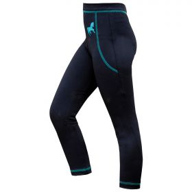 Mark Todd Leggings Kids Navy/Aqua - Mark Todd Collection