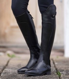 Premier Equine Mazziano Ladies Long Leather Dress Riding Boot - Black