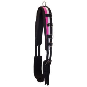Imperial Riding Lunging Girth Deluxe Extra Neon Pink