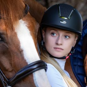 Premier Equine Odyssey Horse Riding Helmet - Black