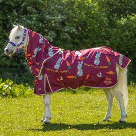 Gallop Ponie Bunnies and Carrots 50g Dual Rug & Neck Turnout Set