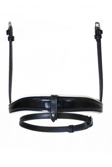 Henry James Patent Dressage Crank Noseband - Black -  Henry James
