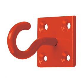 Perry Equestrian Chain Hook on Plate - 2 Pack Red
