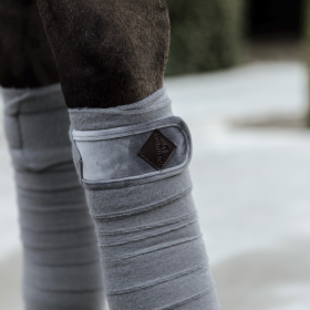 Kentucky Velvet Polar Fleece Bandages - 4 Pack - Fuchsia - Kentucky Horsewear