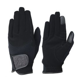 Hy5 Roka Riding Gloves Black -  HY