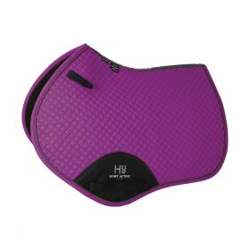 Hy Sport Active Close Contact Saddle Pad - Amethyst