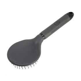 Coldstream Faux Leather Mane and Tail Brush Charcoal