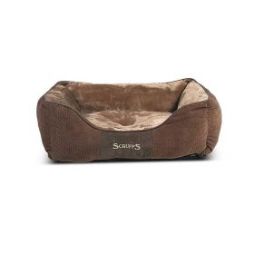 Scruffs Chester Box Bed Large 75 x 60cm Chocolate