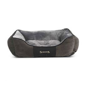 Scruffs Chester Box Bed Extra Large 90 x 70cm Graphite Grey
