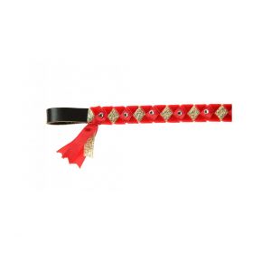 ShowQuest York Browband Red Red Gold