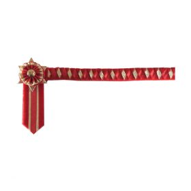 ShowQuest Boston Browband - Red & Gold