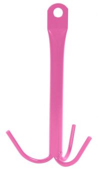 Perry Equestrian 3 Prong Tack Hook Pink