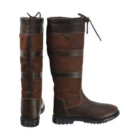 HyLAND Bakewell Long Country Boot - Dark Brown