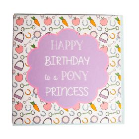 Gubblecote Beautiful Greetings Card - Pony Princess