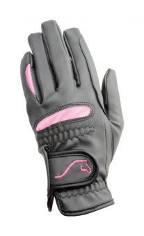 Hy5 Lightweight Riding Gloves Black - Pink -  HY