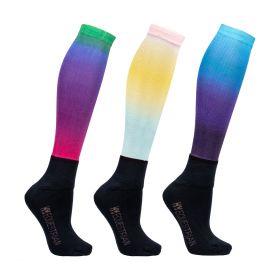 Hy Equestrian Ombre Socks (Packof 3) -  HY
