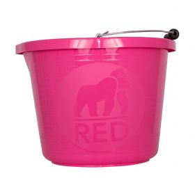 Red Gorilla Premium Buckets 3 Gallon Pink