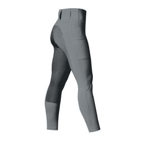 Equetech Aqua Shield Winter Riding Tights  - Charcoal -  Equetech