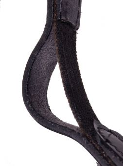 Rhinegold German Leather Rubber Covered Flexi Reins
