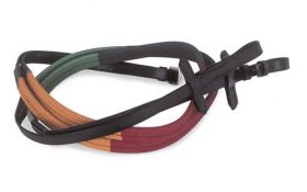 Windsor Equestrian Multi Coloured Rubber Covered Reins