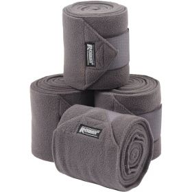 Roma Thick Polo Bandages 4 Pack  Grey