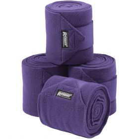 Roma Thick Polo Bandages 4 Pack  Purple