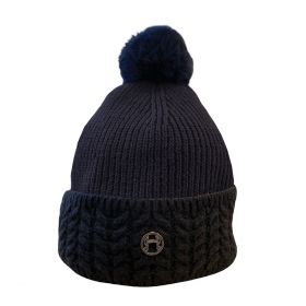 Equetech Cable Knit Recycled Waterproof Hat - Navy -  Equetech