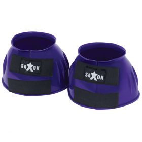 Saxon Double Tape PVC  Ribbed Bell Boots  Purple