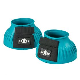 Saxon Ribbed Touch Tape Bell Boots  Turquoise
