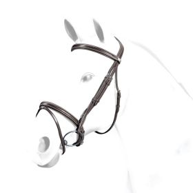 Equipe Flash Bridle Patent Leather Detail BR36-Full-Black with Steel