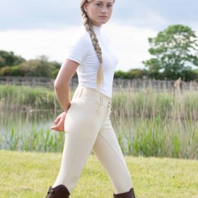 Premier Equine Sophia Ladies Full Seat High Waist Riding Breeches - Anthracite -  Premier Equine