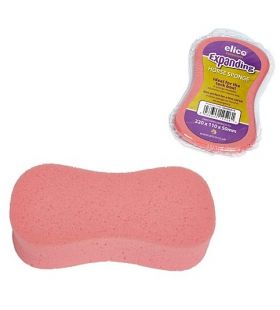 Elico Expanding Horse Sponge - Pink