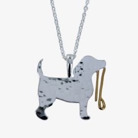 Reeves & Reeves Spot the Dog Sterling Silver Necklace