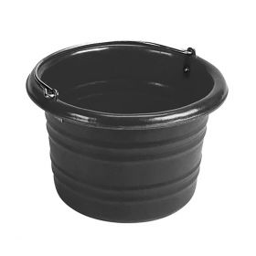 Stubbs Jumbo Water /  Feed Bucket with Handle 25ltr - Black