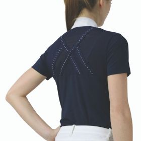 Hy Equestrian Suki Show Shirt - Navy - HY