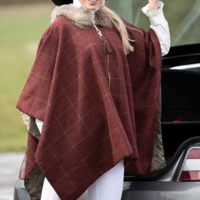 Equetech Tweed Cape - Red Kite