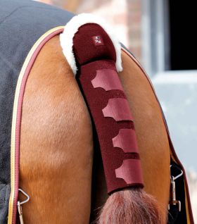 Premier Equine Techno Wool Anti-Slip Tail Guard Burgundy