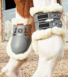 Premier Equne Techno Wool Fetlock Boots - Grey -  Premier Equine