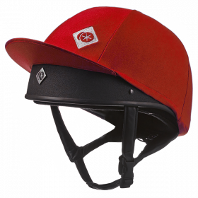 Charles Owen Lycra Hat Cover  Red